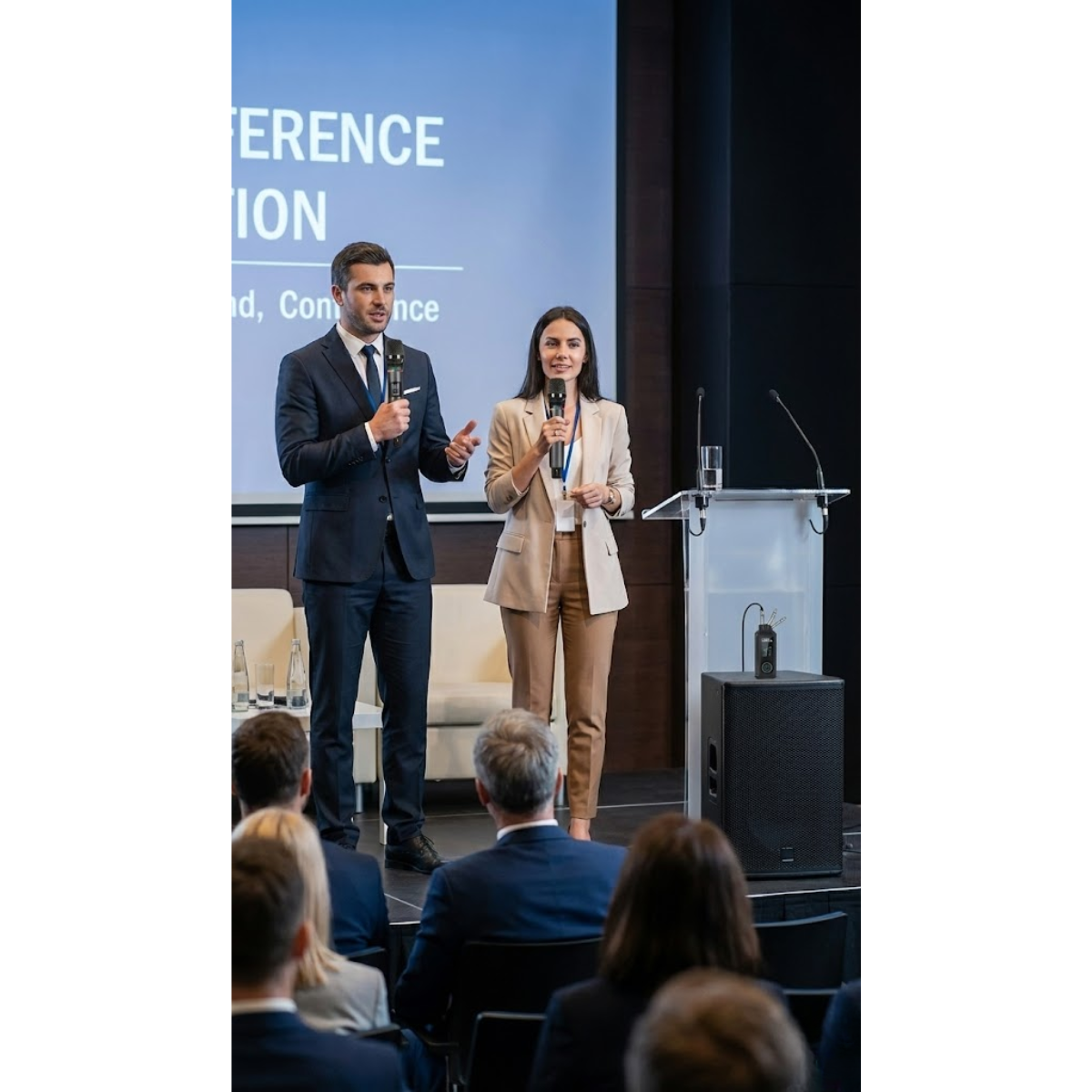 Pack 2 Microfonos Inalambricos Profesional Conexion Auxiliar-4