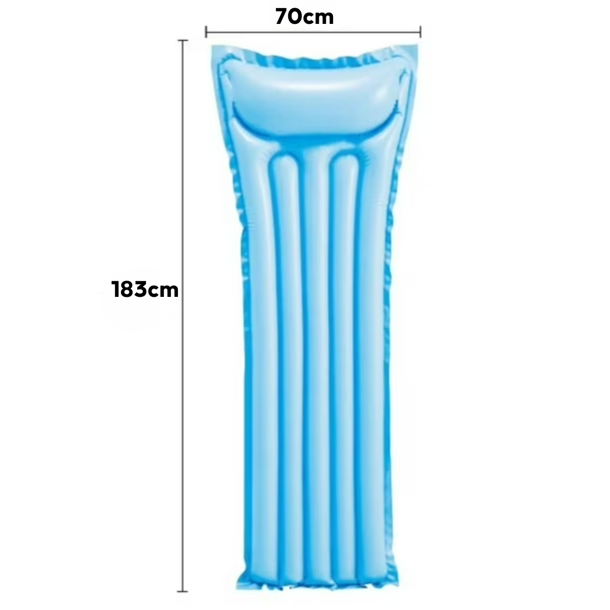 Reposera Inflable Para Piscina Y Playa Resistente 183x70cm-3