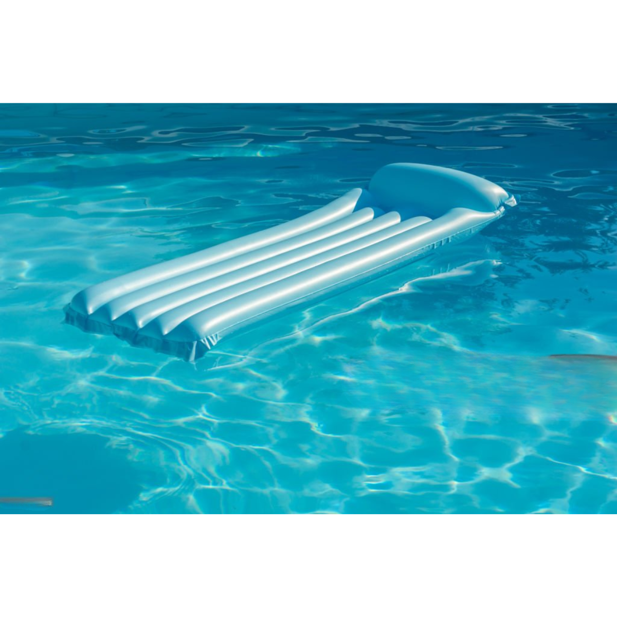 Reposera Inflable Para Piscina Y Playa Resistente 183x70cm-5