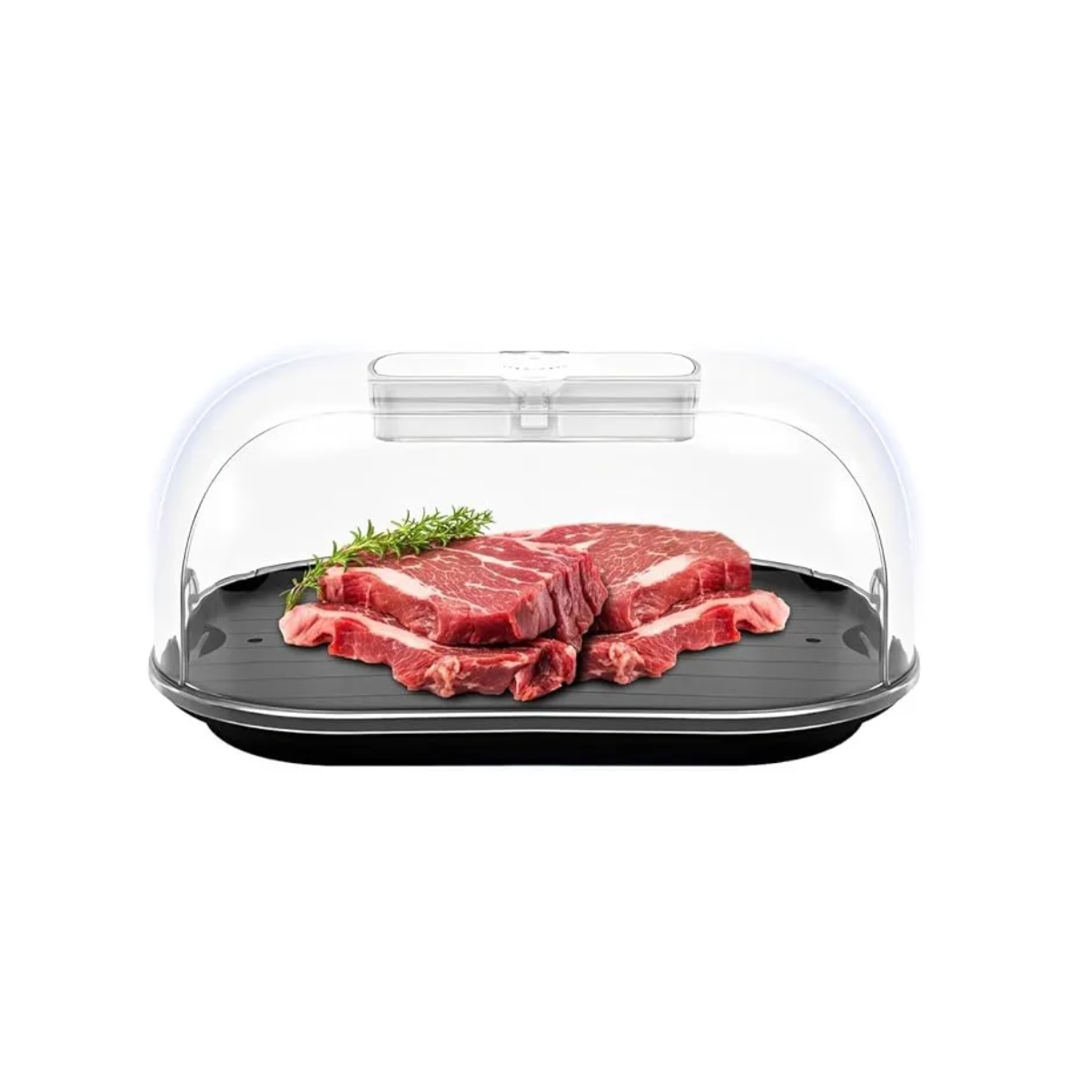 Tabla Bandeja Aluminio Para Descongelar Alimentos + Tapa-2