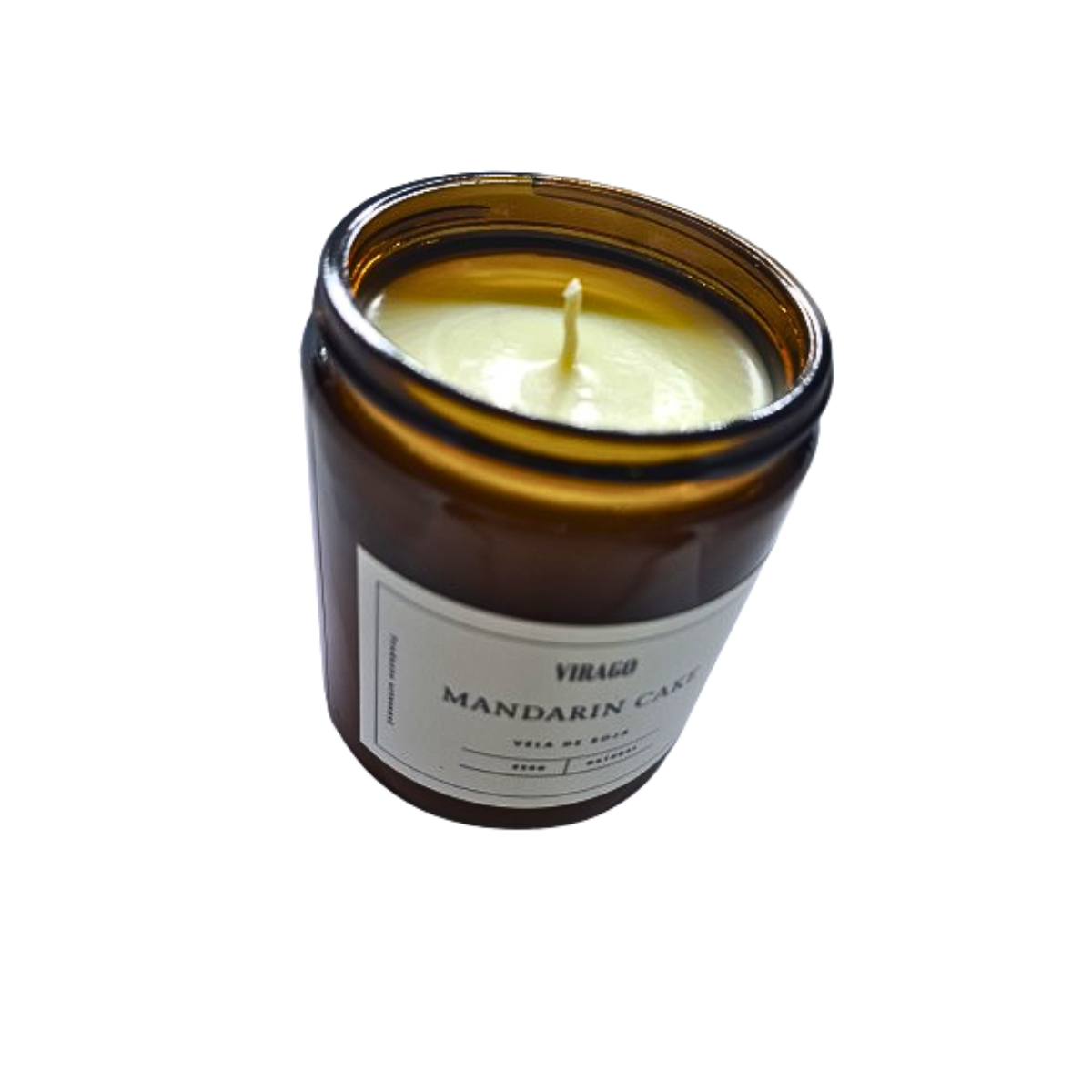 Vela De Soya Aromática Gold Mandarin Cake Virago 100gr-1