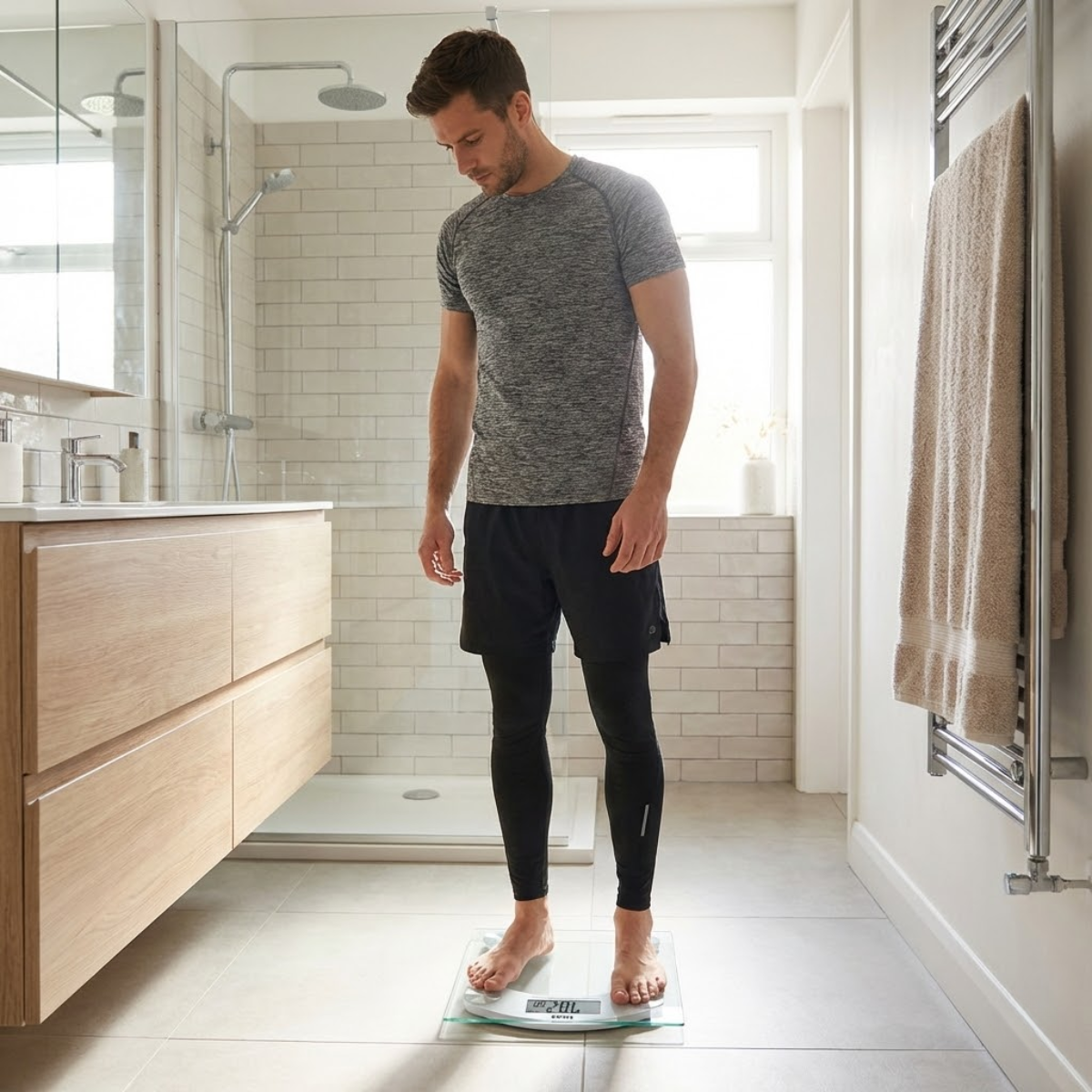 Balanza Electronica Ba o Gimnasio Gym Digital Hasta 180kg-4