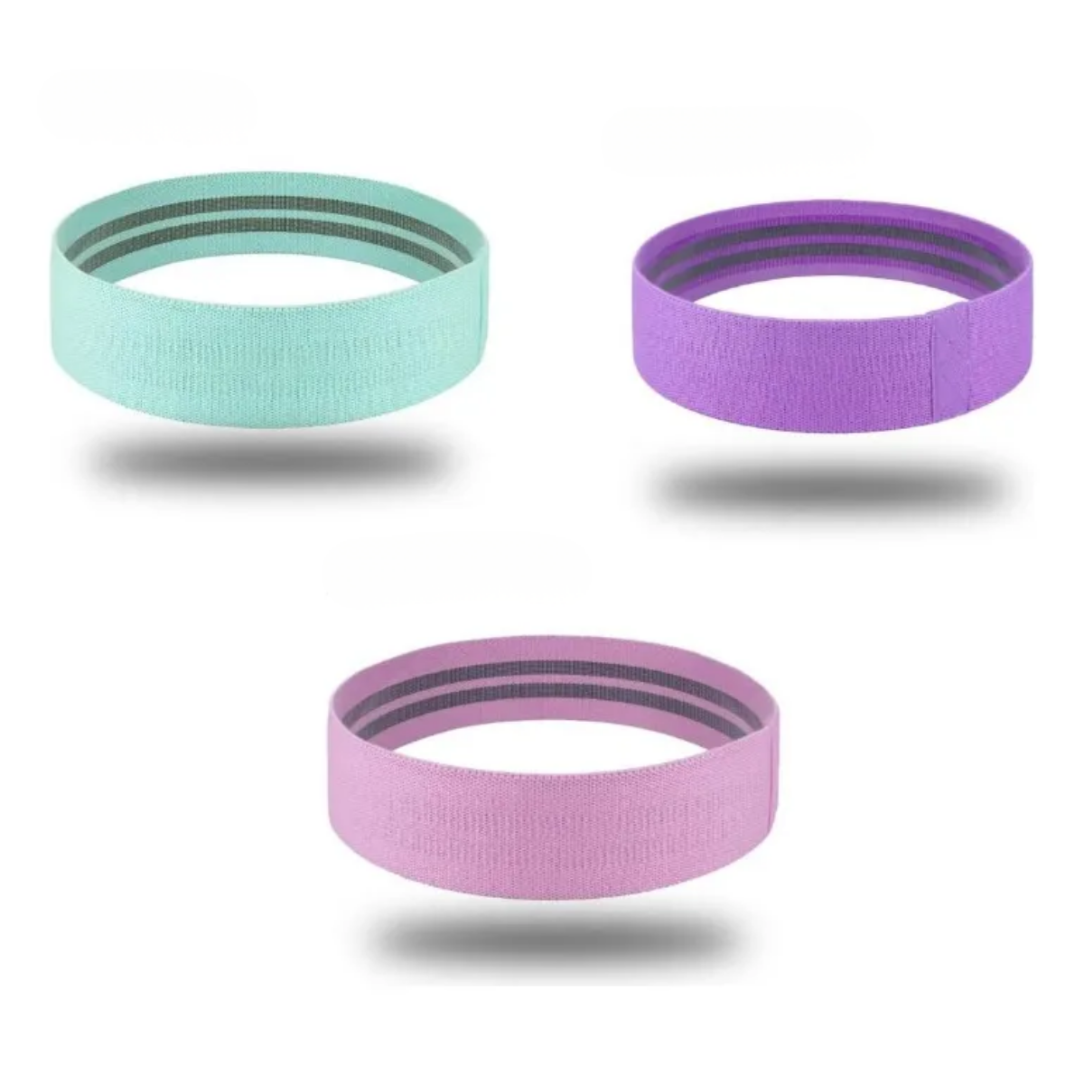 Set 3 Bandas Elasticas Resistencia Para Gluteos Piernas-4