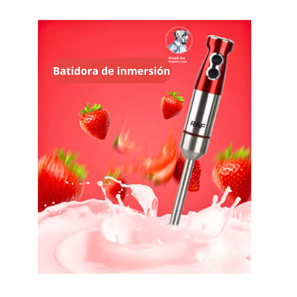 Batidor De Mano Batidora De Inmersión 10000w Raf R.315-5