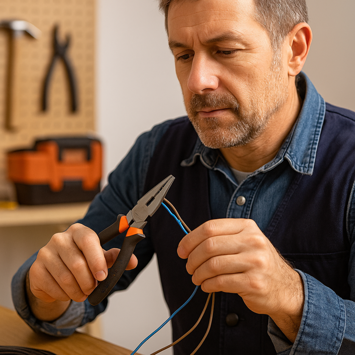 Pinza Alicate Punta Larga 6 Pulgadas Profesional-5