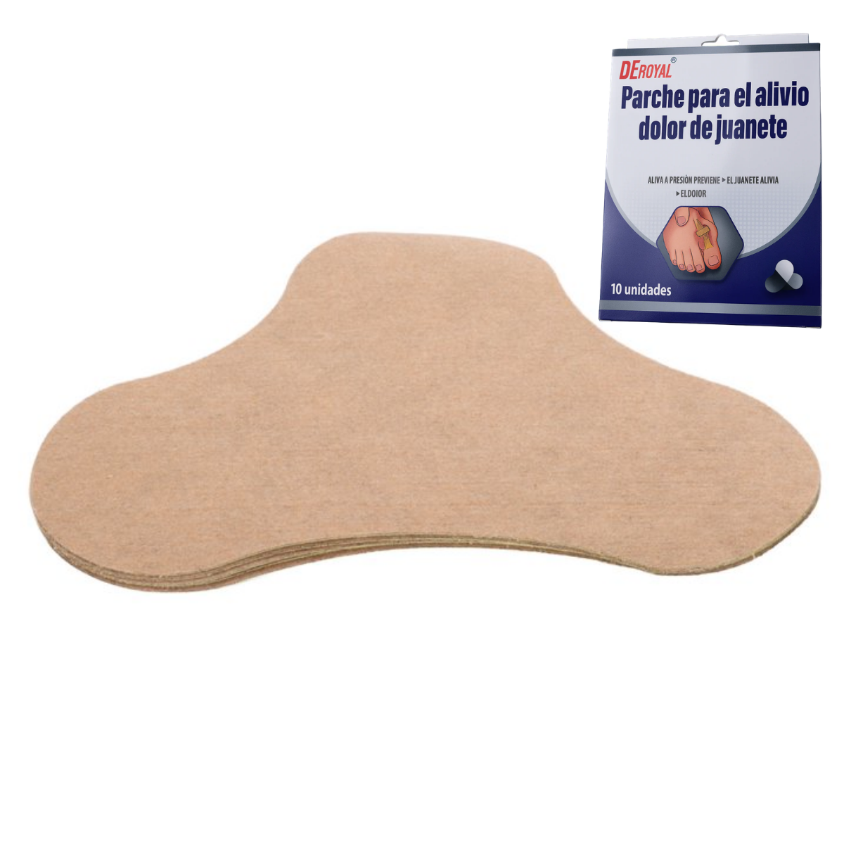 Pack 10 Parches Protector Alivio Dolor Y Presion Juanetes-4