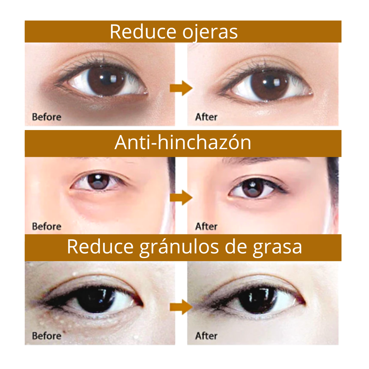 Pack 10 Pares Mascarilla Anti Ojeras + 10 Mascarilla Labial-3
