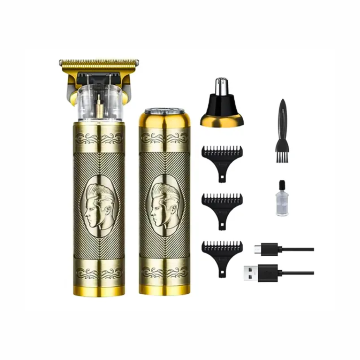 Set Cortadora De Pelo Rasuradora 3 En 1 Inalámbrica-0