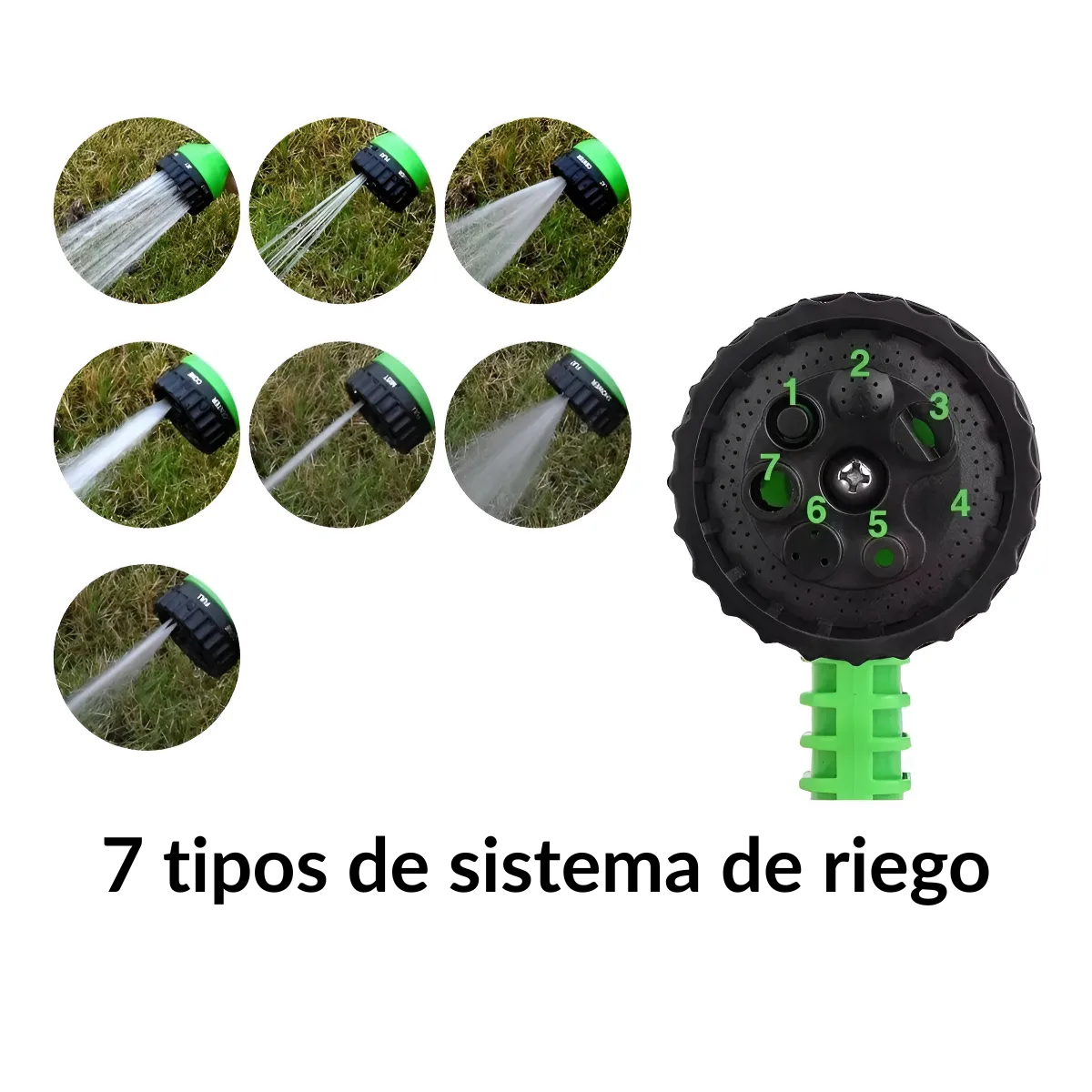 Manguera De Riego Jardin Retráctil Expandible 22.5 Mts/75ft-4