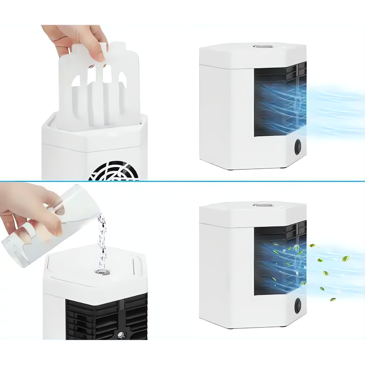 Ventilador De Escritorio Mesa Enfriador De Aire Usb-3