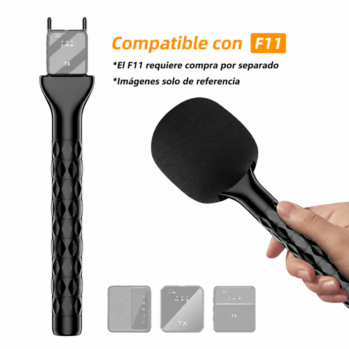 Soporte Adaptador Para Microfono Inalambrico Tipo Handheld-2