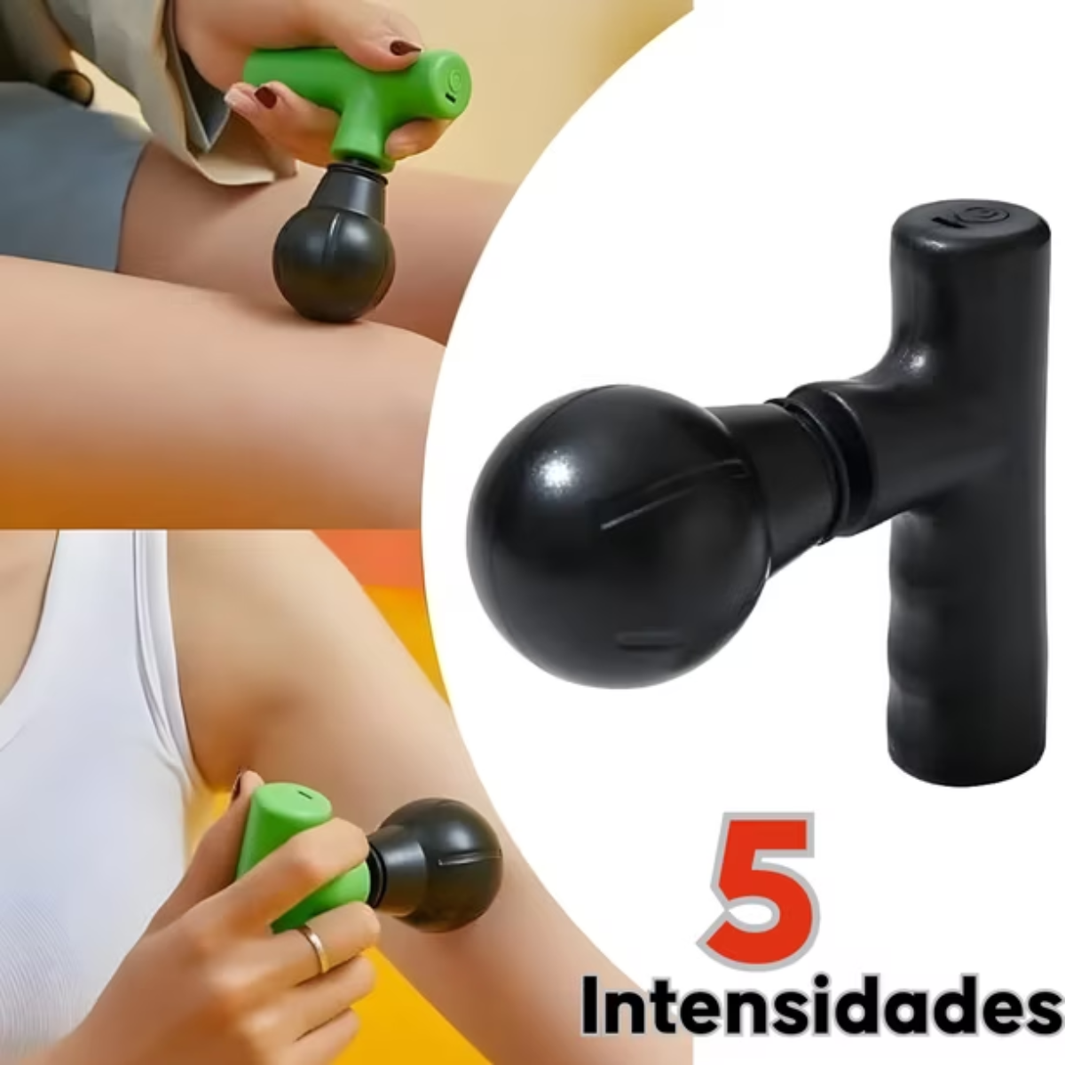 Mini Pistola Masaje Muscular Cervical Fascial Gun Portatil-3