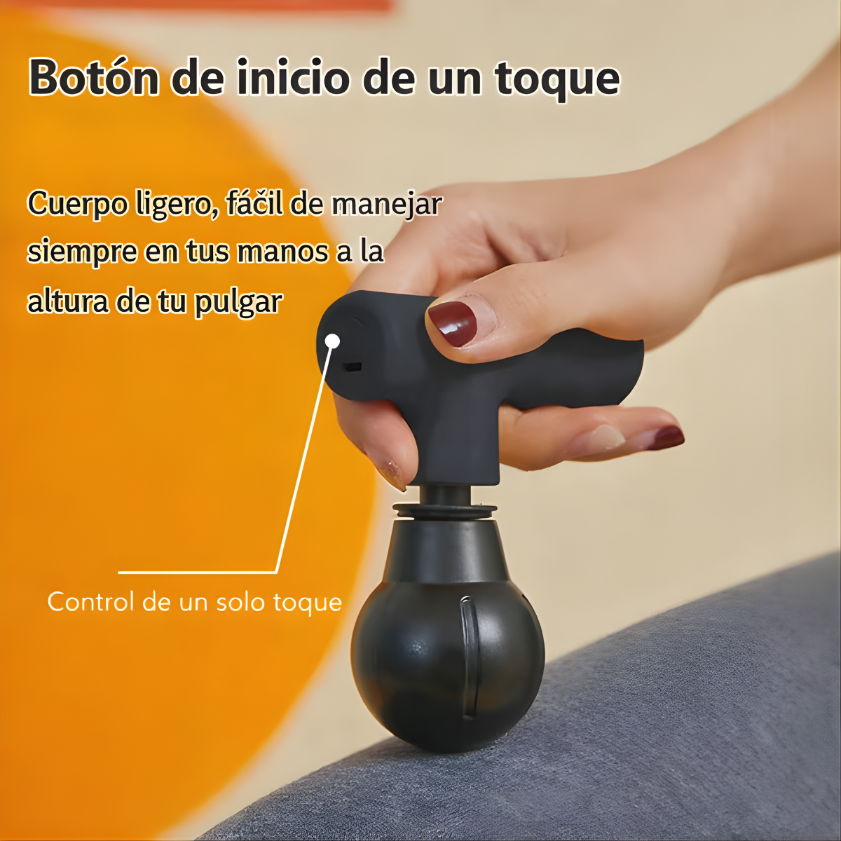Mini Pistola Masaje Muscular Cervical Fascial Gun Portatil-4
