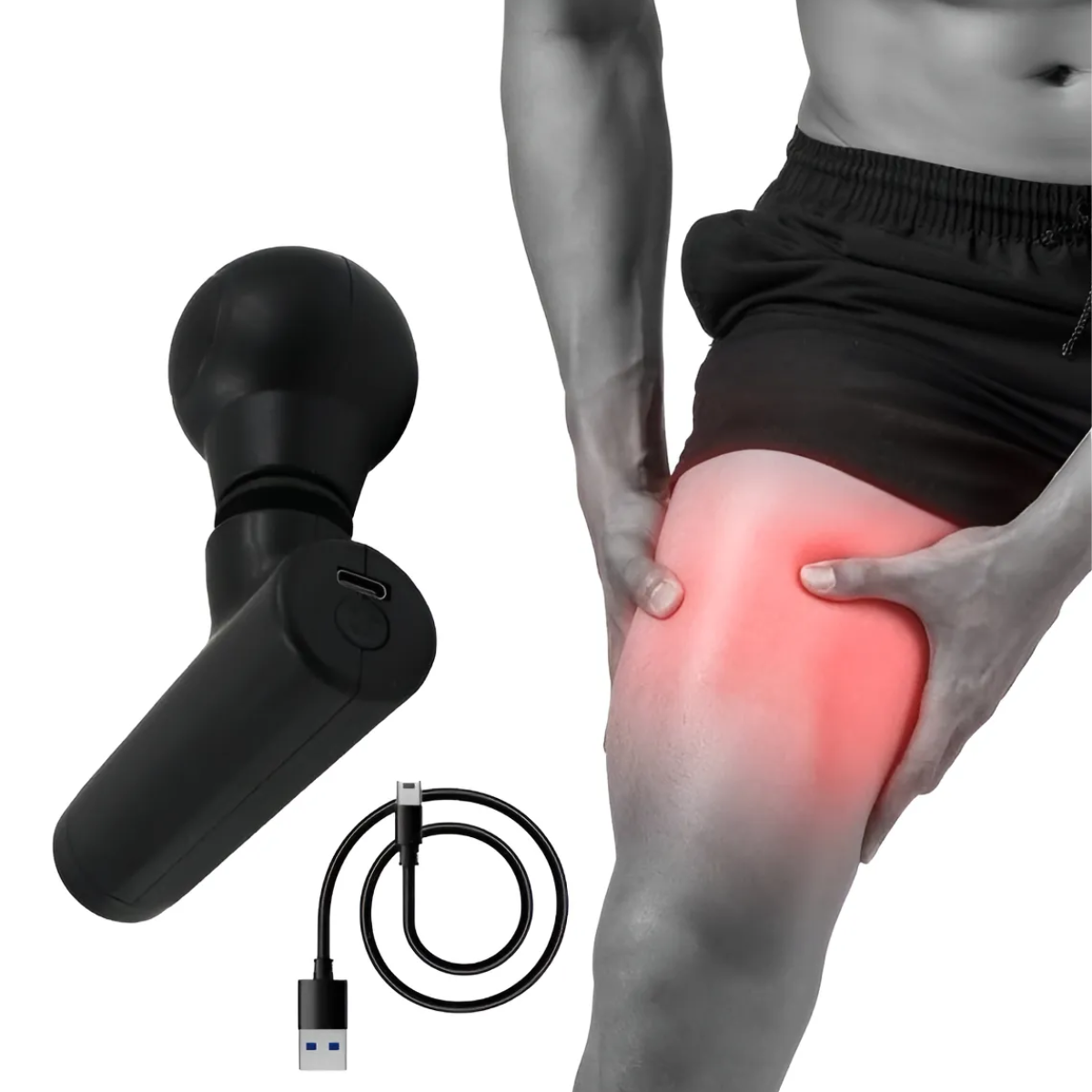 Mini Pistola Masaje Muscular Cervical Fascial Gun Portatil-6