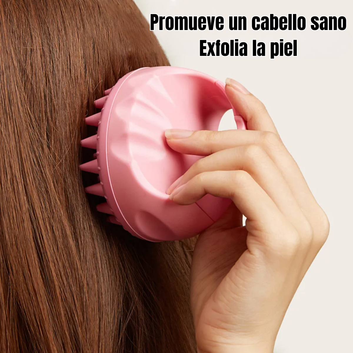 Cepillo Masajeador De Silicona Para Cuero Cabelludo Y Lavado-5
