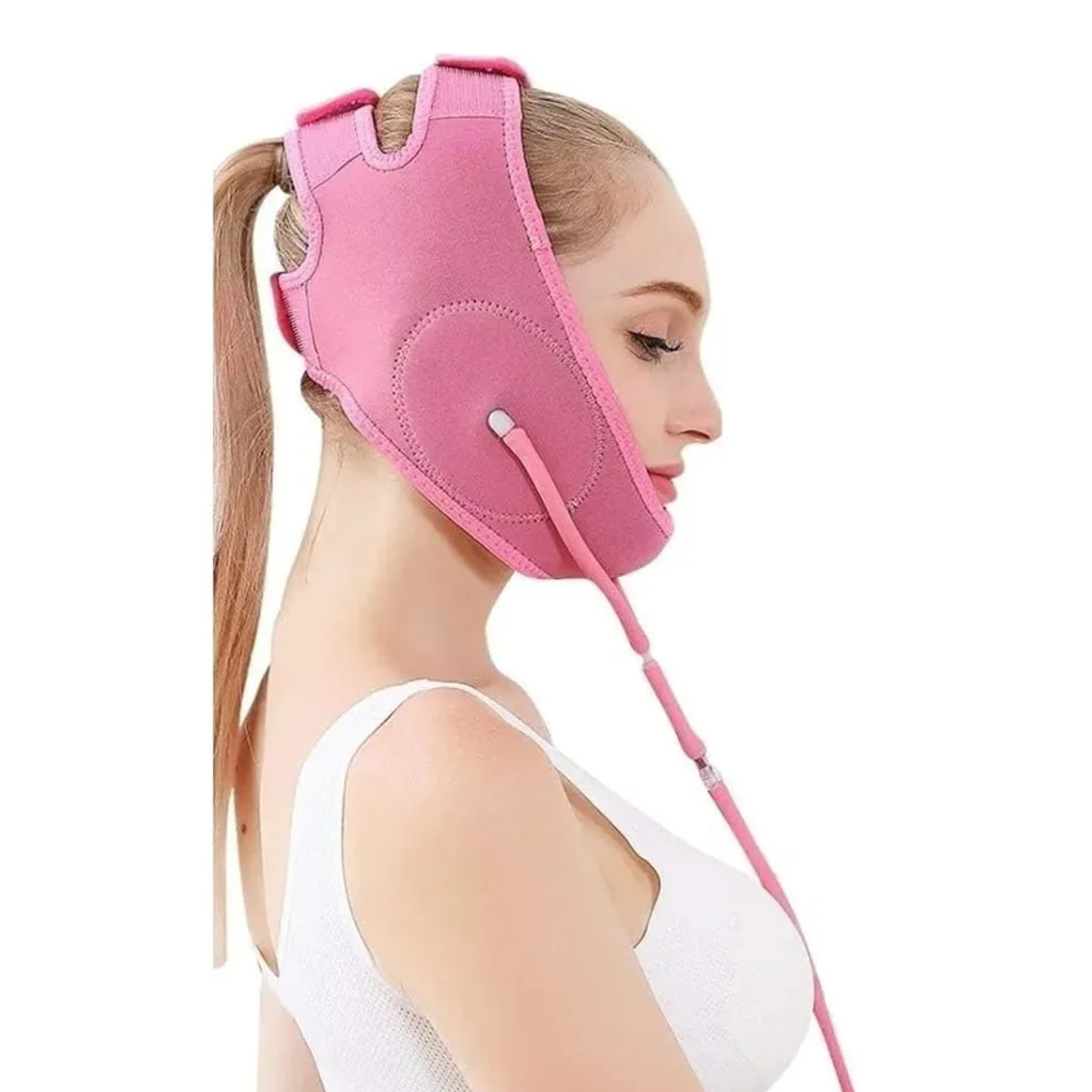 Faja Almohadilla Facial Reductora De Papada Levantamiento-2