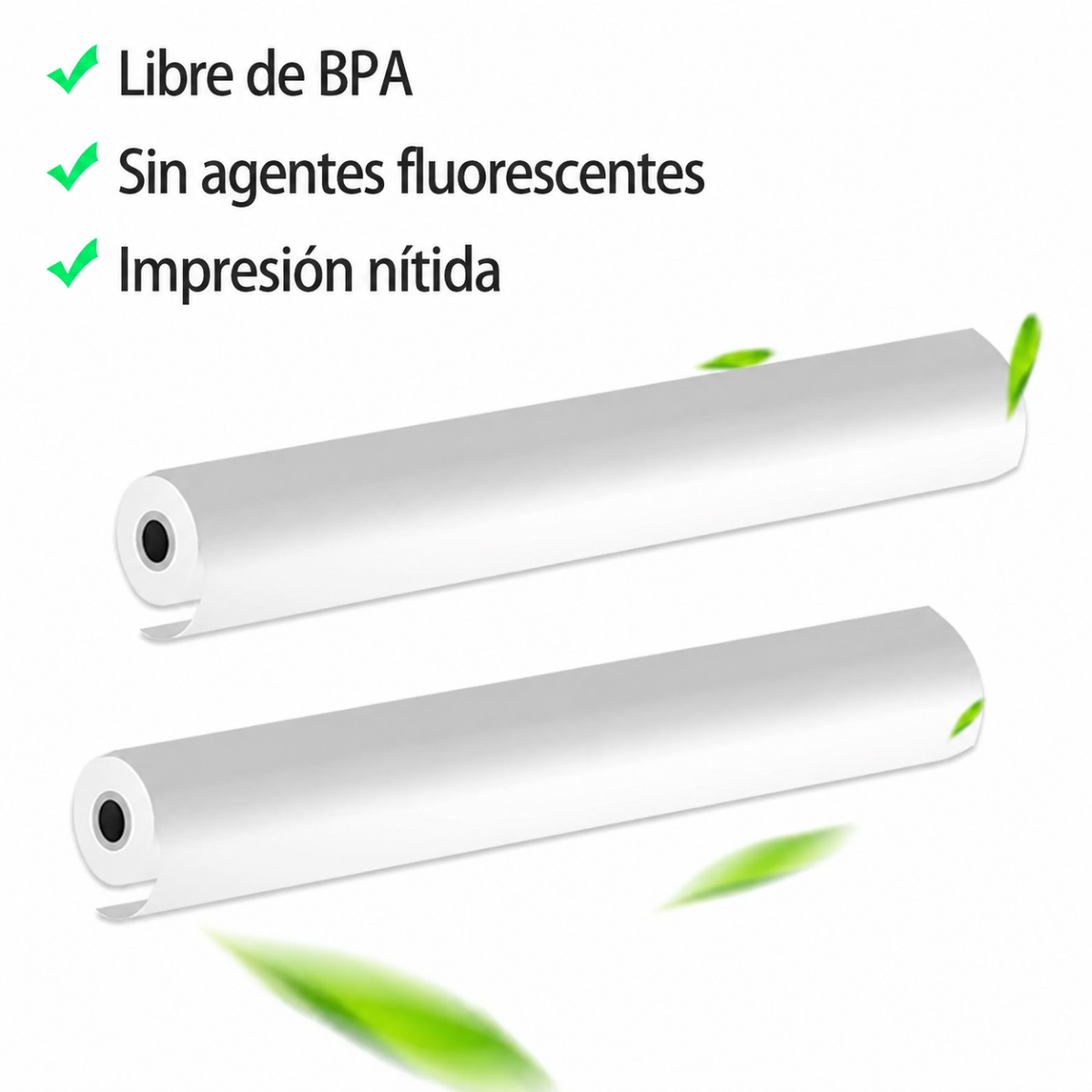 Pack 3 Rollos De Papel Termico Para Impresora Portatil-4