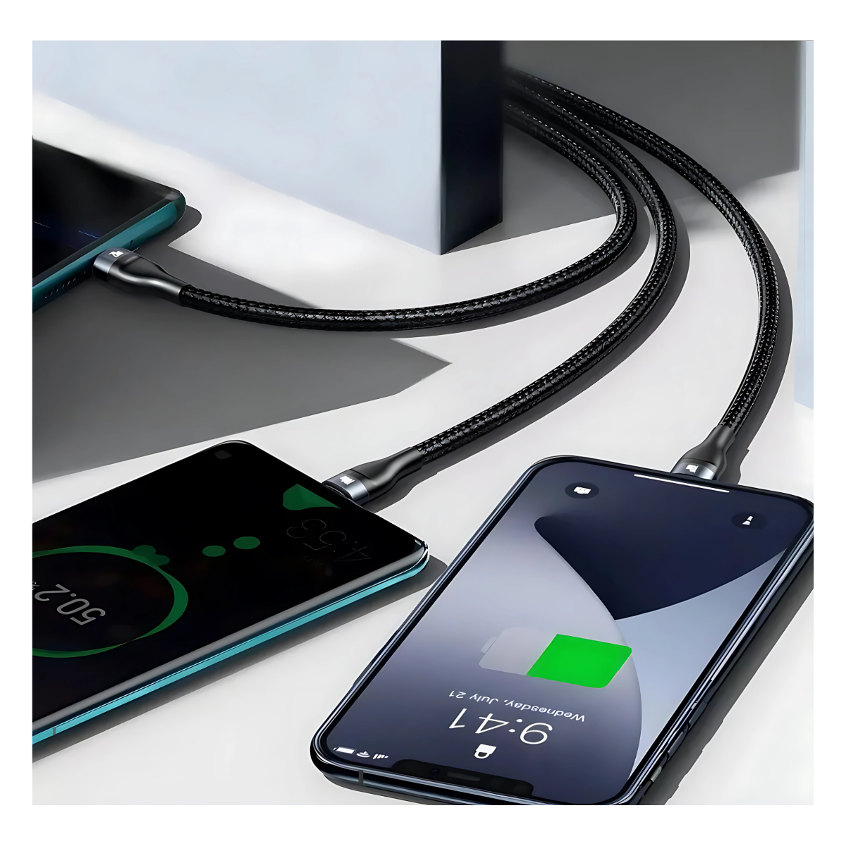 Cable Múltiple Datos Carga Rápida Usb Usb-c Micro Lightning-2