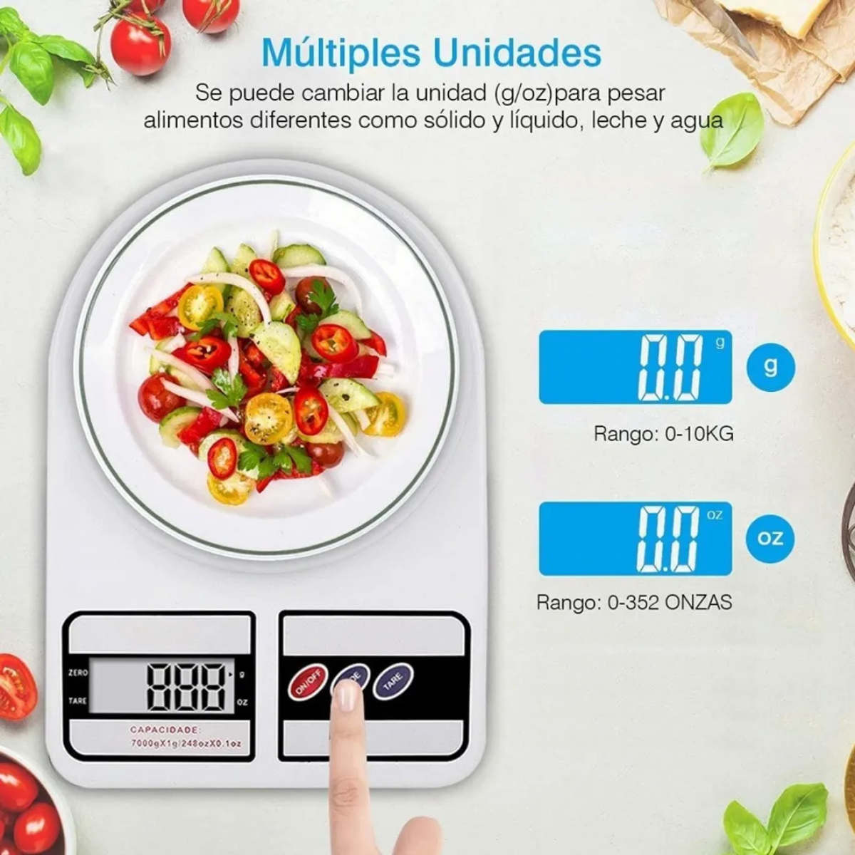 Balanza Digital De Cocina 1g 10kg Alta Precision-2