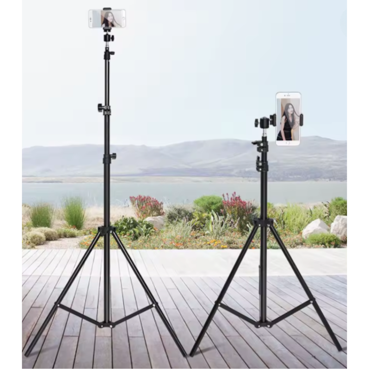 Soporte Tripode Para Celular Retráctil 2.1 Mts Videos Fotos-6