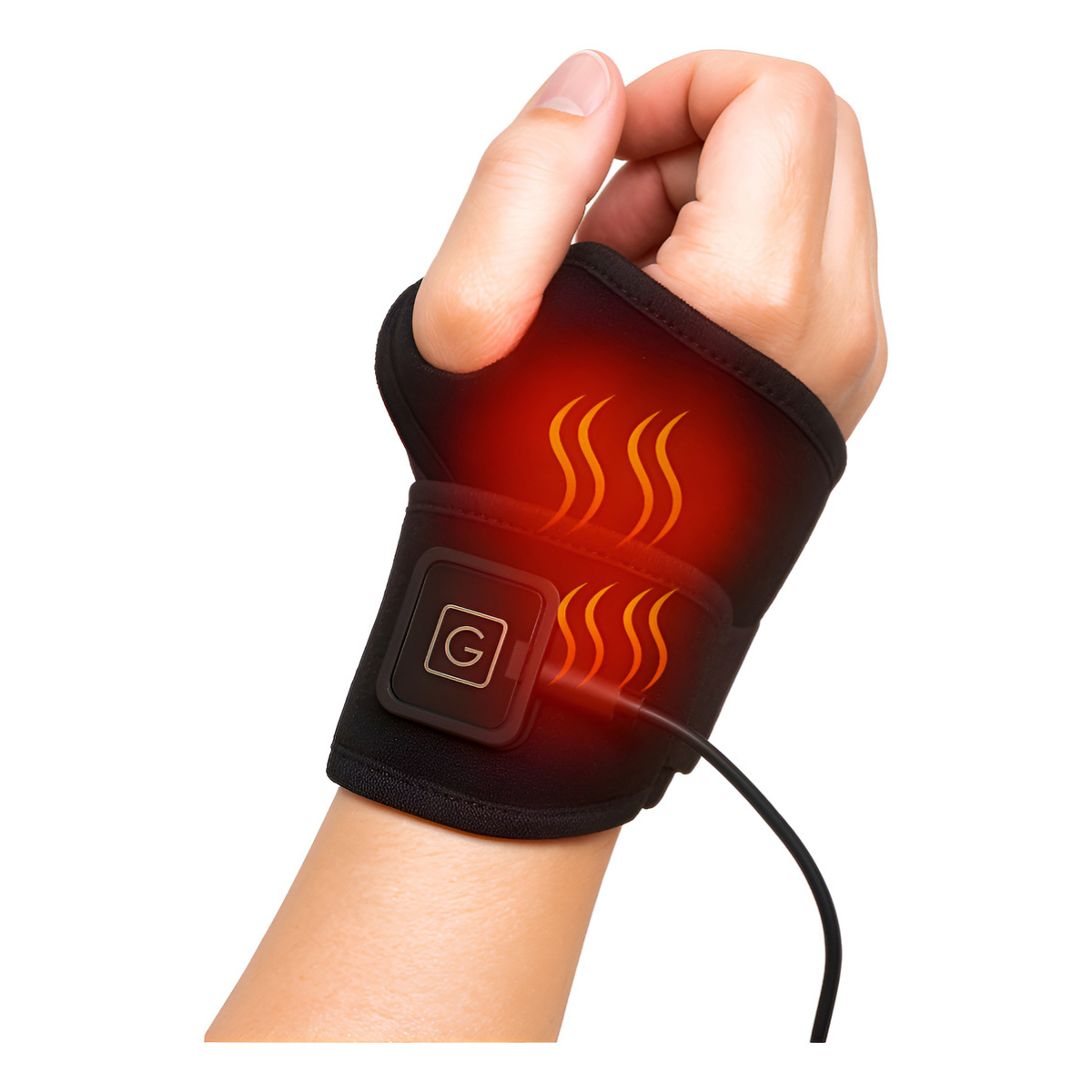 Munequera Termica Electrica Compresa Calor Ajustable Usb-1
