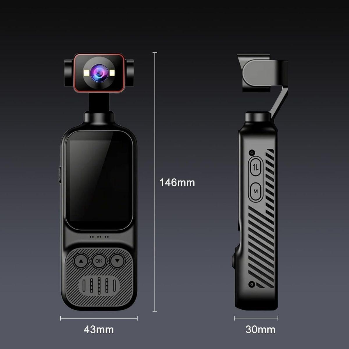 Camara Deportiva Gimbal 4k Wifi Estabilizador Pantalla IR-1
