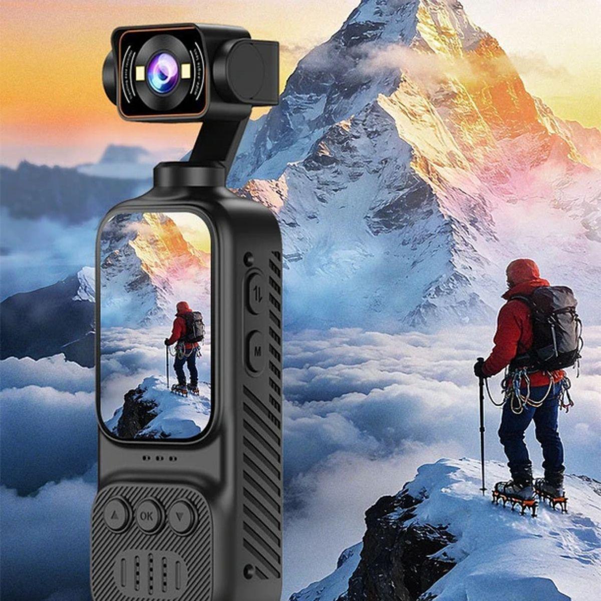 Camara Deportiva Gimbal 4k Wifi Estabilizador Pantalla IR-7