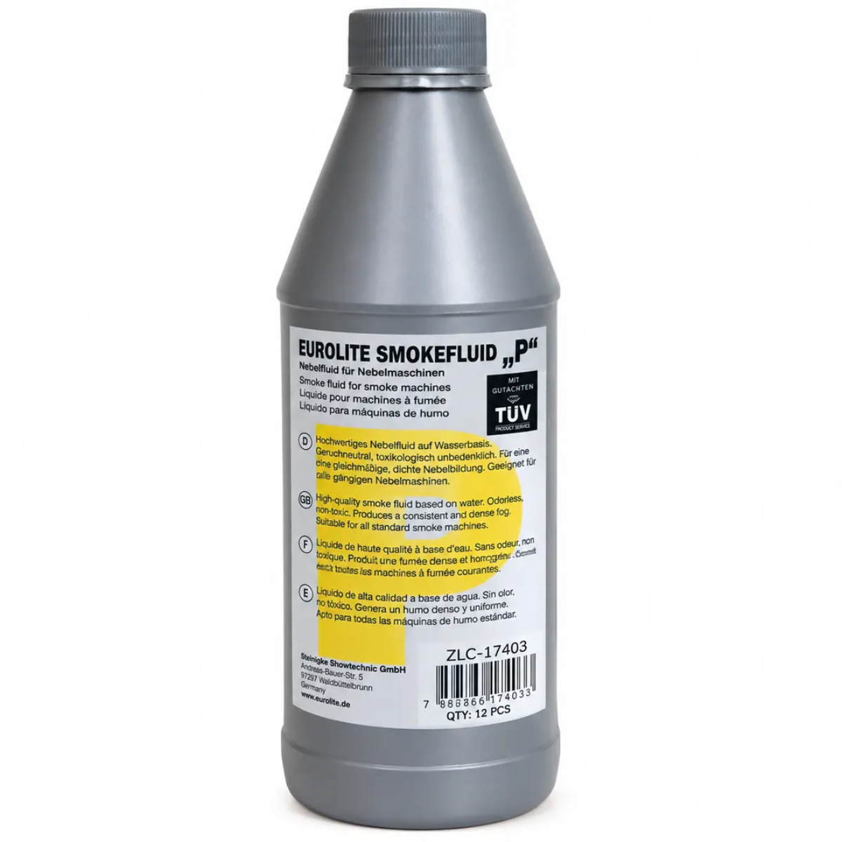 Liquido Maquina De Humo Eurolite Alta Densidad 1 Litro-1