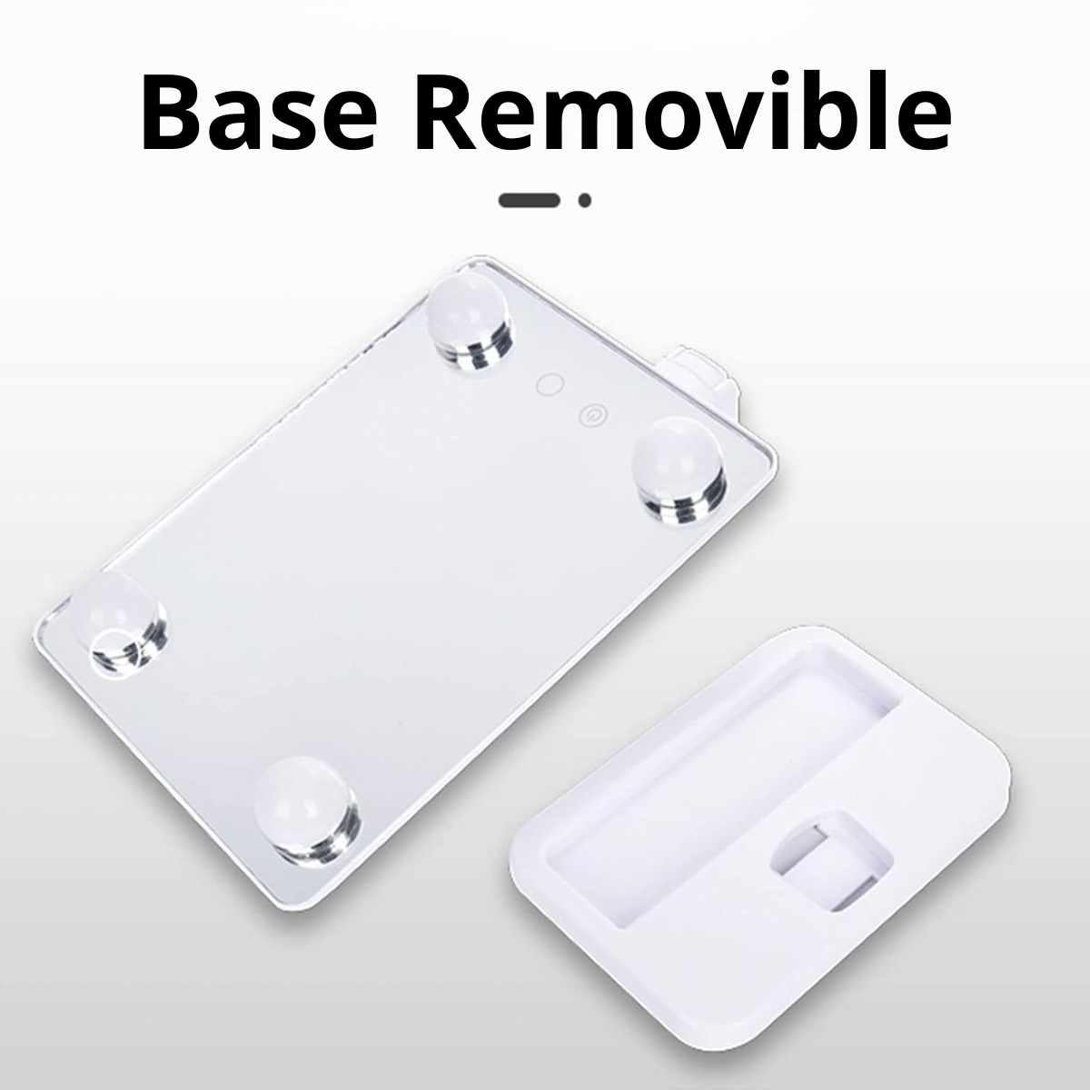 Espejo De Maquillaje Tocador Con Luz Led Sensor Tactil 360-4