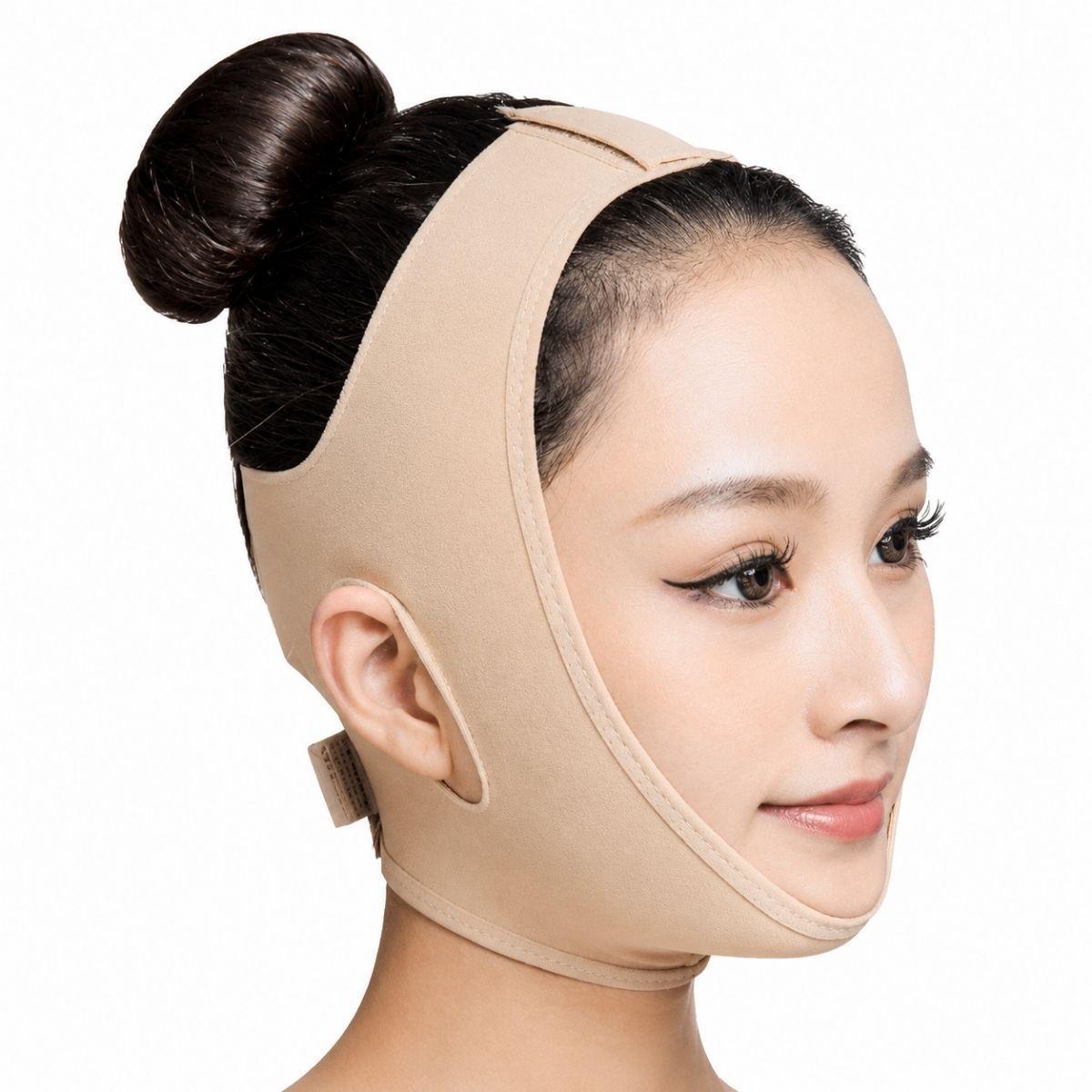 Faja Reductora Facial Papada Banda Lifting Reafirmante-0