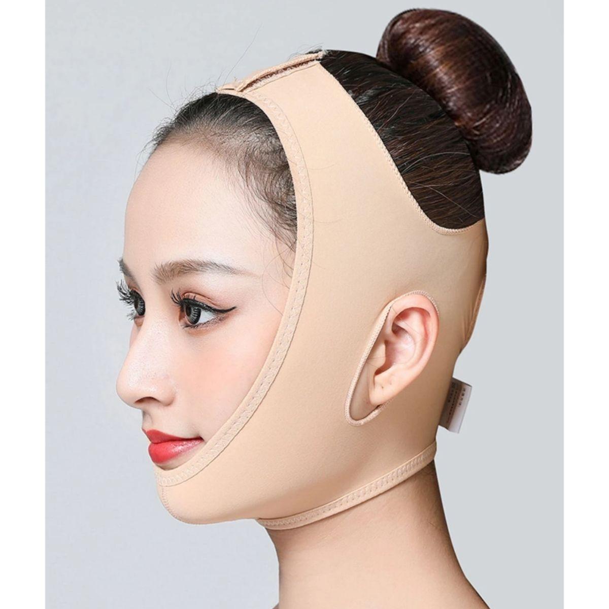 Faja Reductora Facial Papada Banda Lifting Reafirmante-3