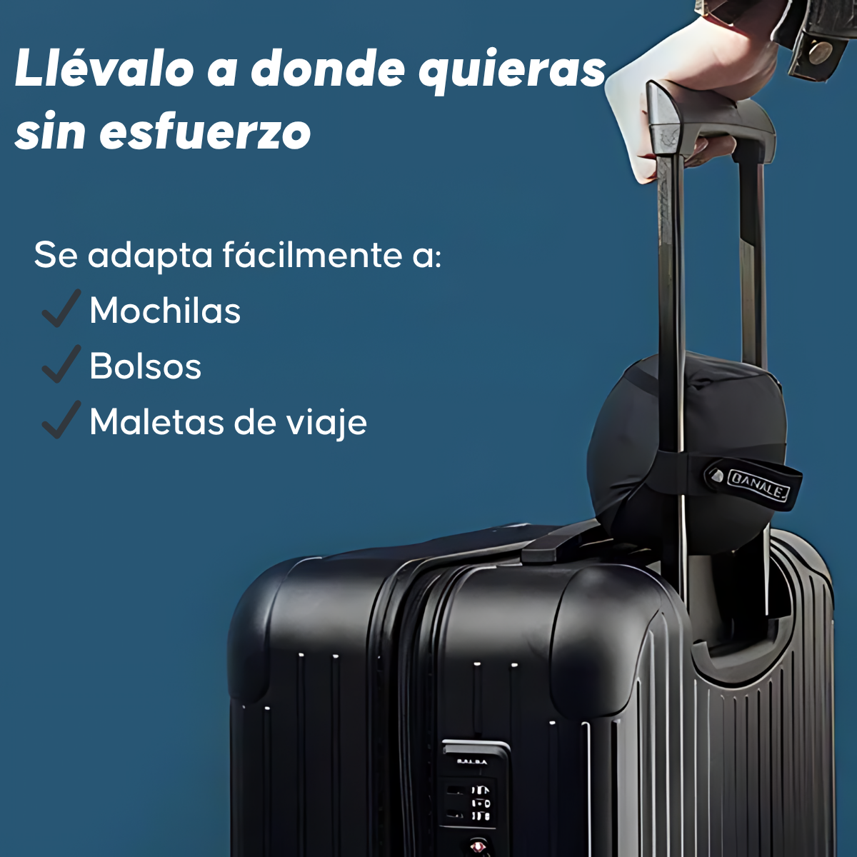 Almohada Cojin De Viaje 3 En 1 Memory Pillow Foam-4