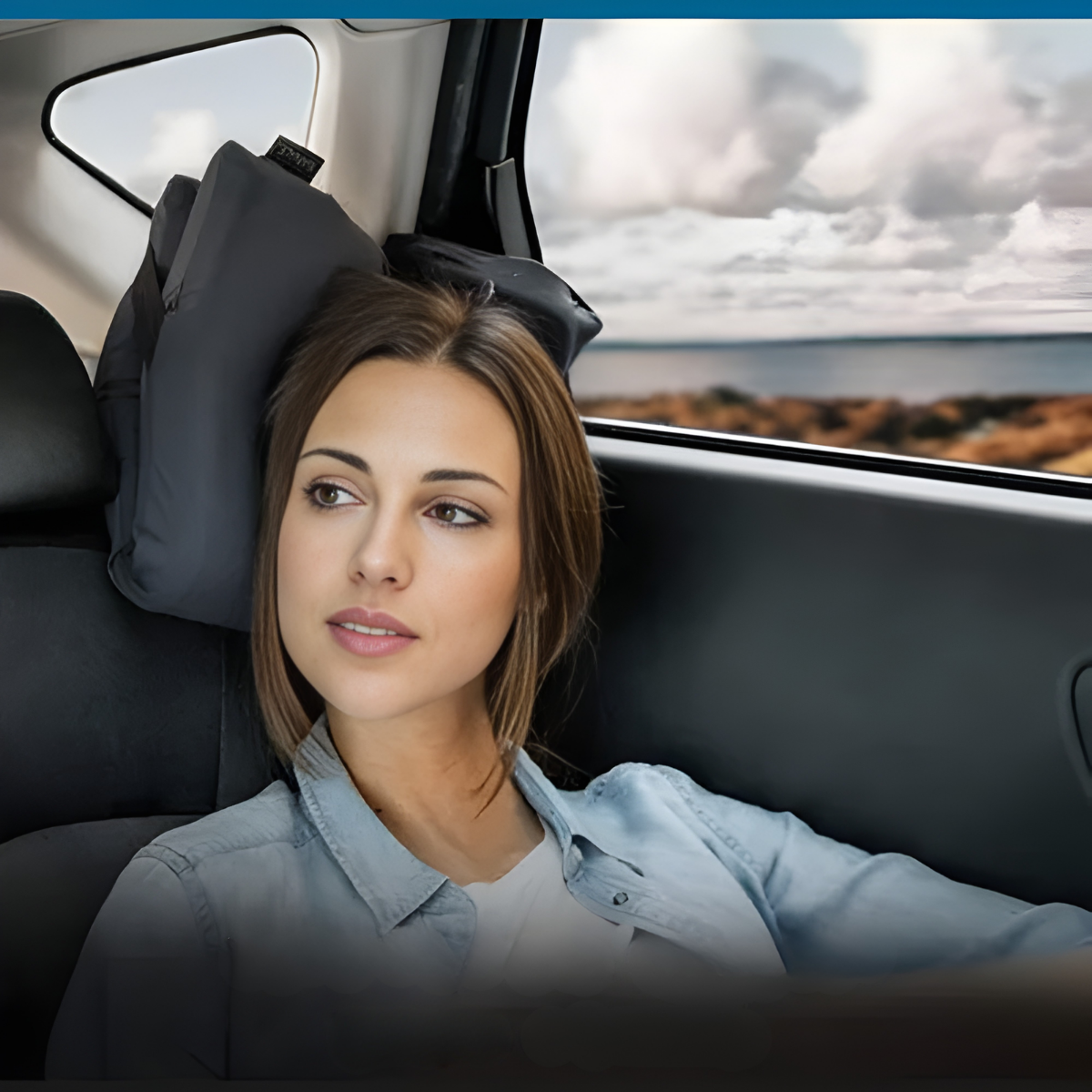 Almohada Cojin De Viaje 3 En 1 Memory Pillow Foam-5