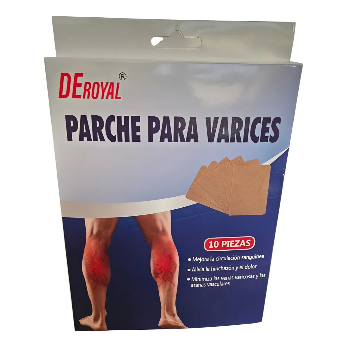 Pack 10 Parches Alivio Varices Circulacion E Hinchazon-6