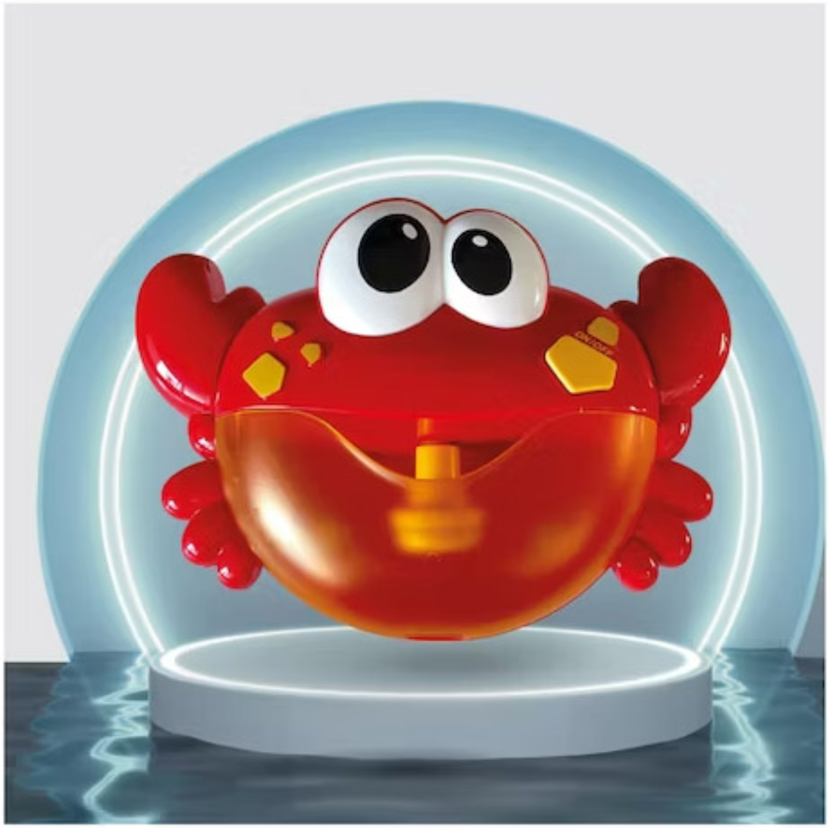 Juguete Banera Cangrejo Generador De Burbujas Musical-5
