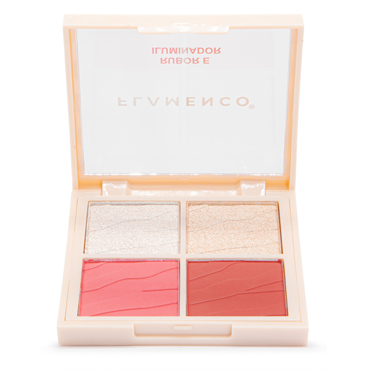 Paleta Maquillaje Flamenco Rubor E Iluminador Cheeky Love 8g-3