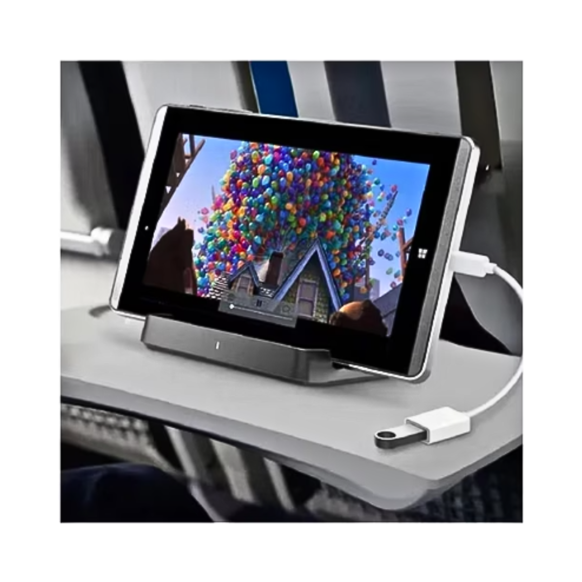 Cable  De Datos Adaptador De Usb-c A Usb Otg Color Blanco-2