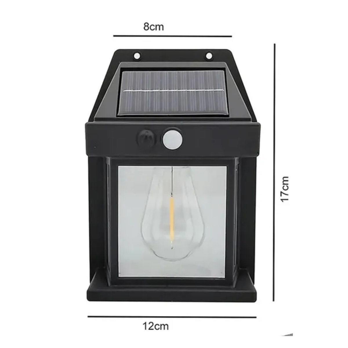 Foco Solar Exterior Led Sensor Movimiento Impermeable-2