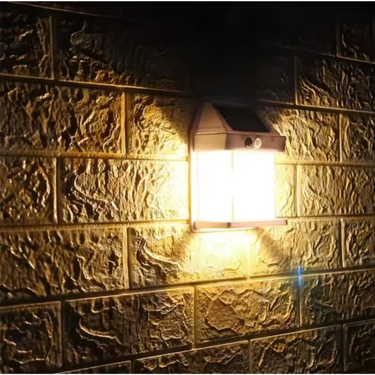 Foco Solar Exterior Led Sensor Movimiento Impermeable-7