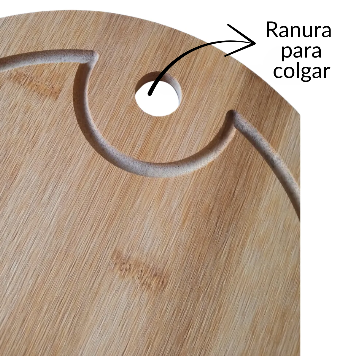 Tabla Bandeja Para Picar Cortar Picoteo De Madera Ovalada-3