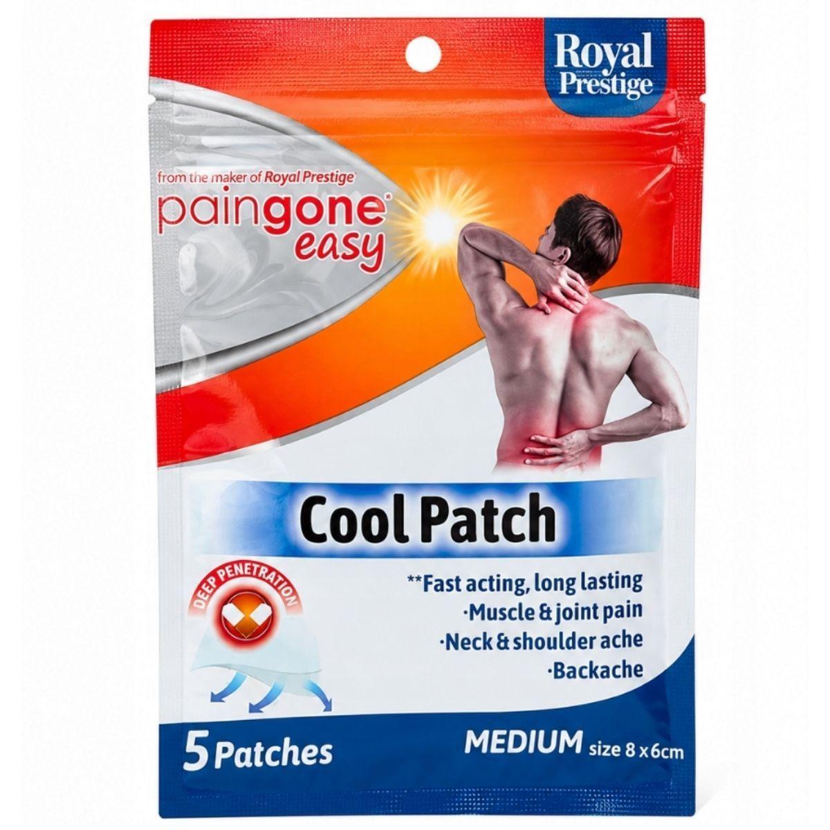 Pack 20 Parches Gel Efecto Frio Dolor Muscular Y Articular-0