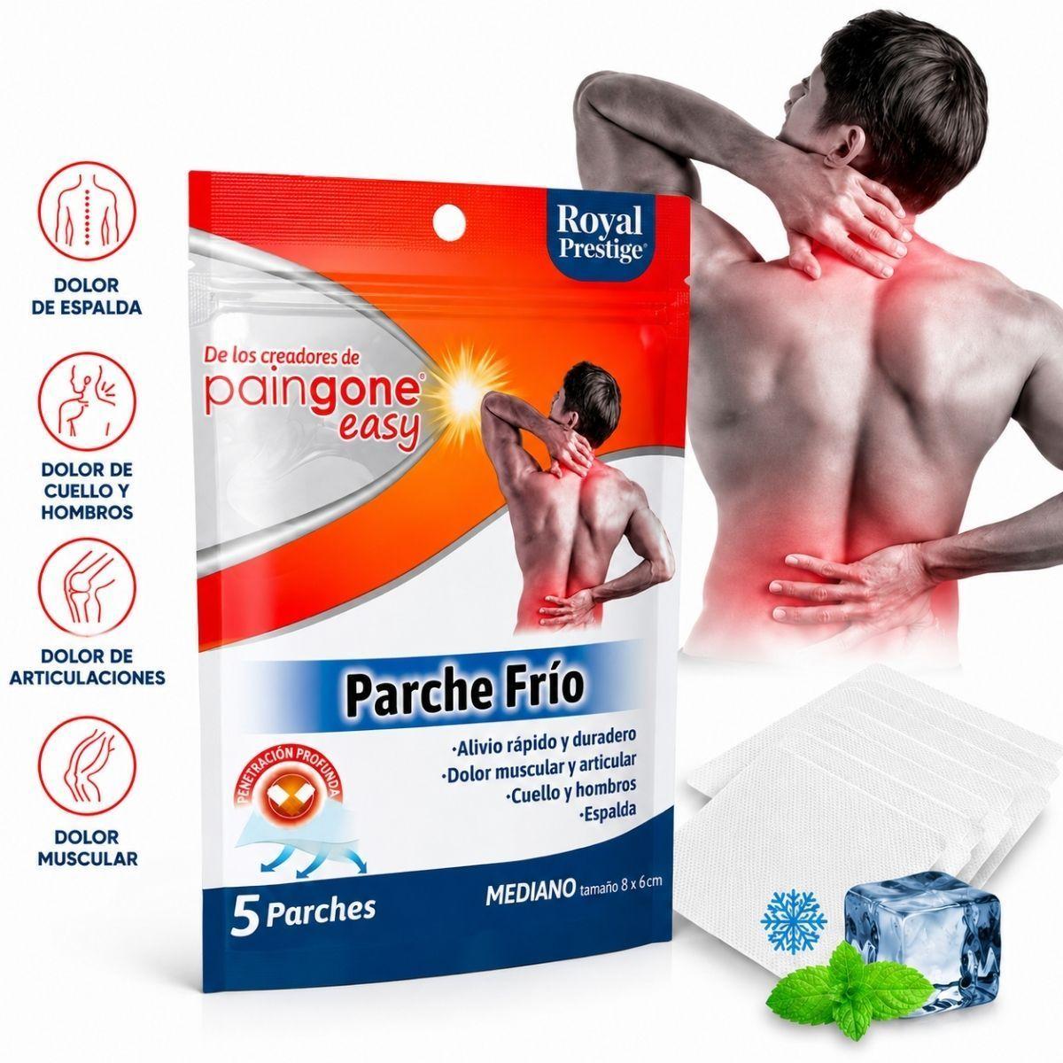 Pack 20 Parches Gel Efecto Frio Dolor Muscular Y Articular-1