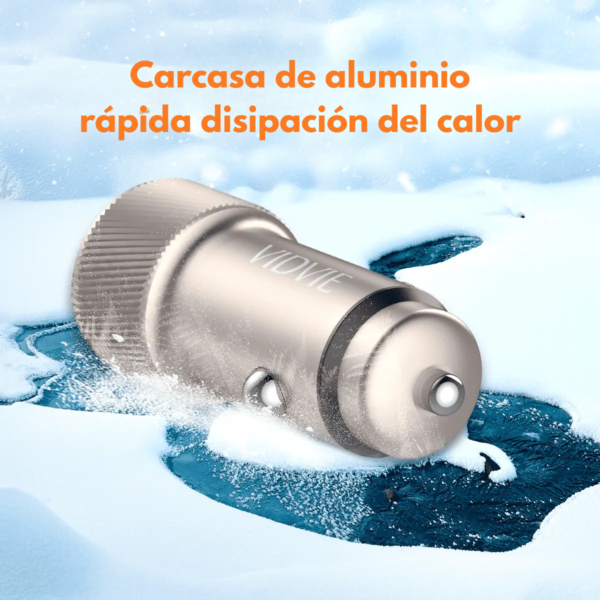 Adaptador Cargador Para Auto Doble Carga Rápida Usb-c 33w-3