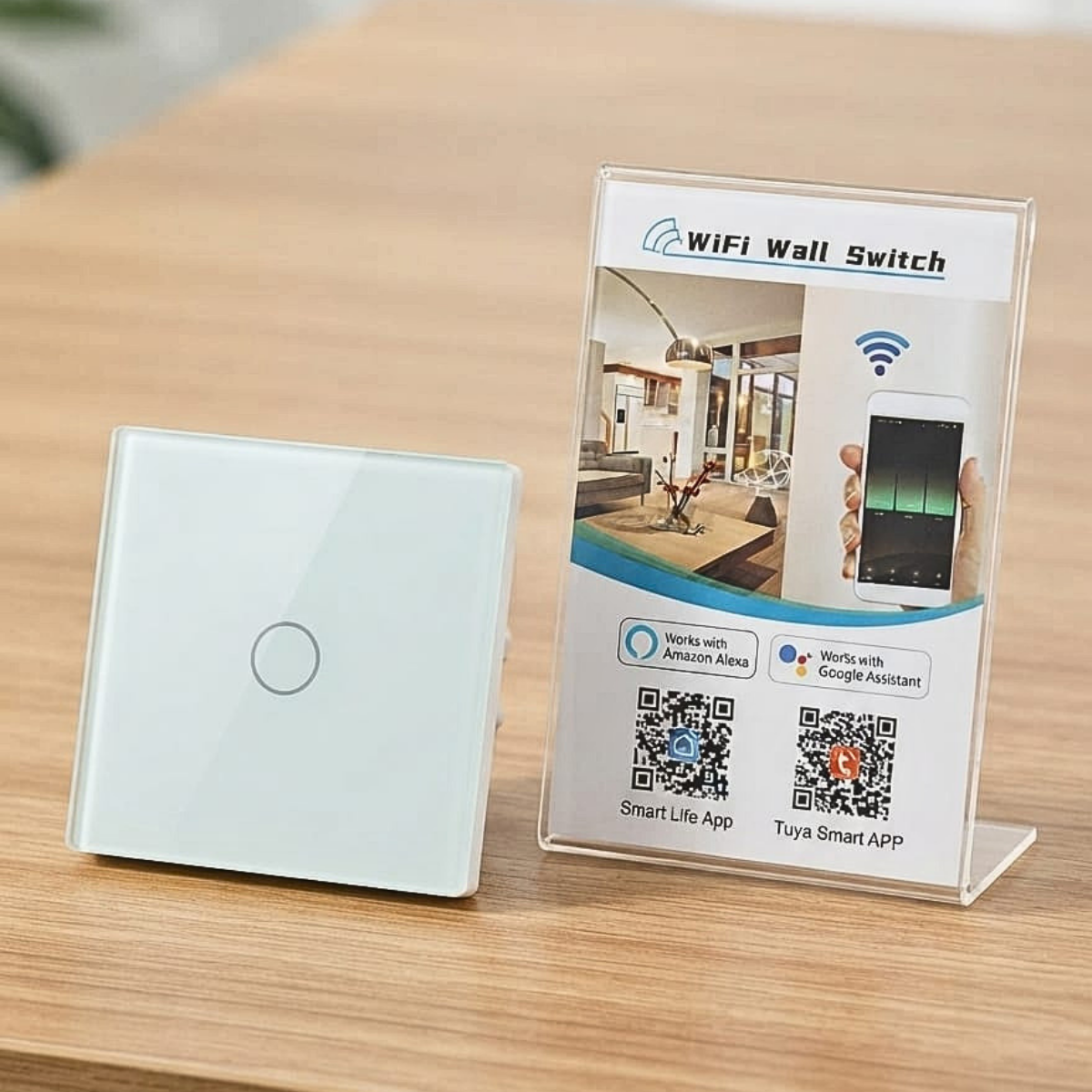 Interruptor Inteligente Wifi Sin Cable 1, 2 Y 3 Canales-3