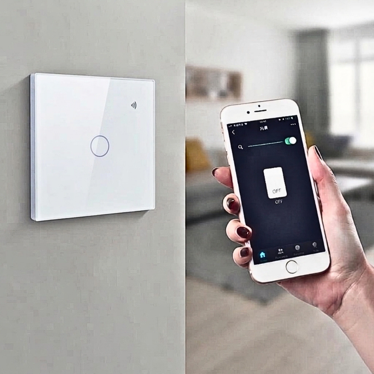 Interruptor Inteligente Wifi Sin Cable 1, 2 Y 3 Canales-5