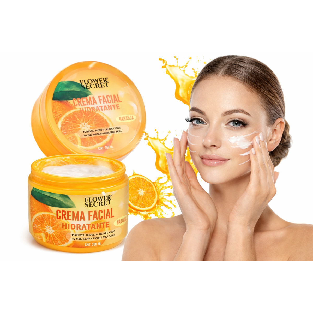 Gel Facial Hidratante Aclarante Vitamina C 300ml-3