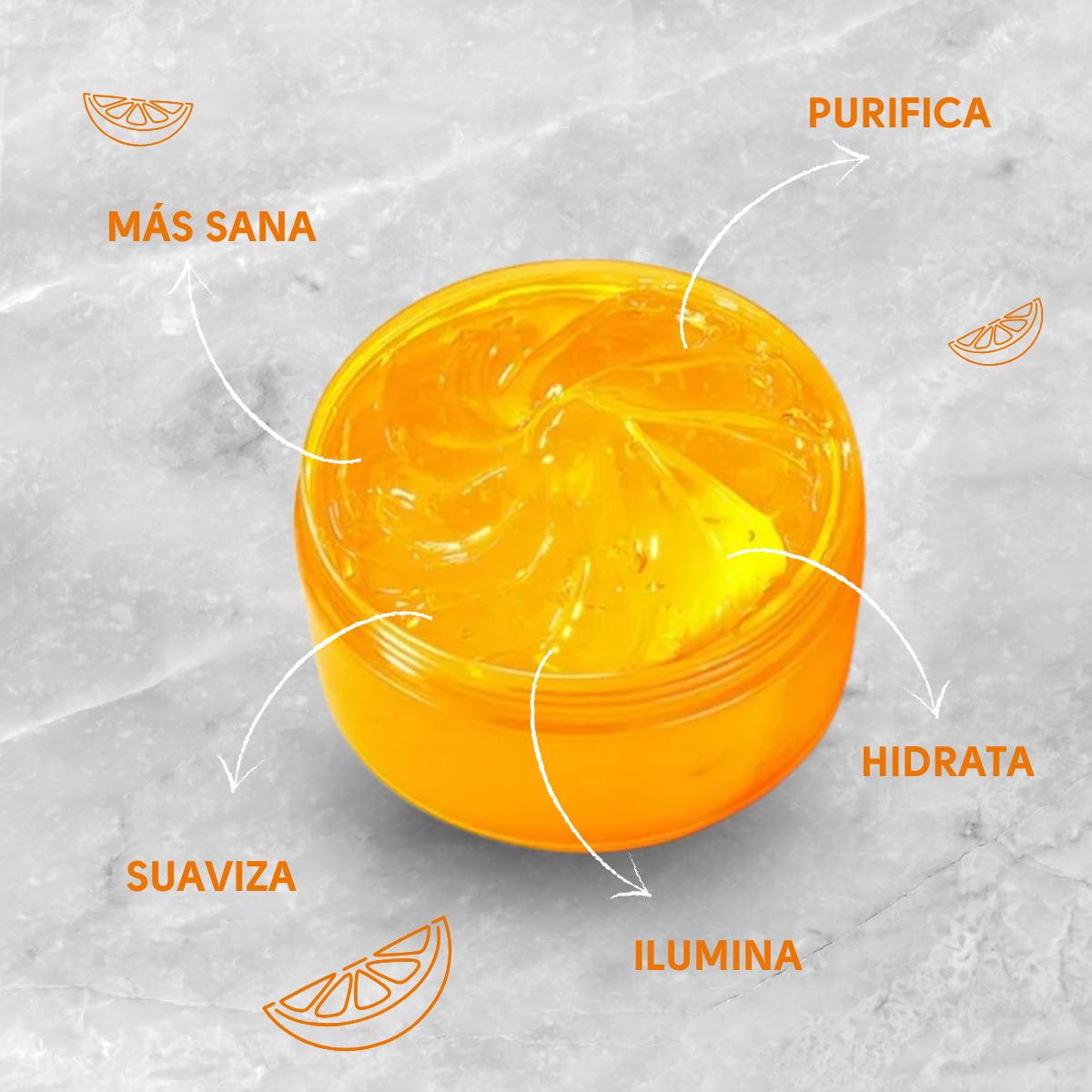 Gel Facial Hidratante Aclarante Vitamina C 300ml-4