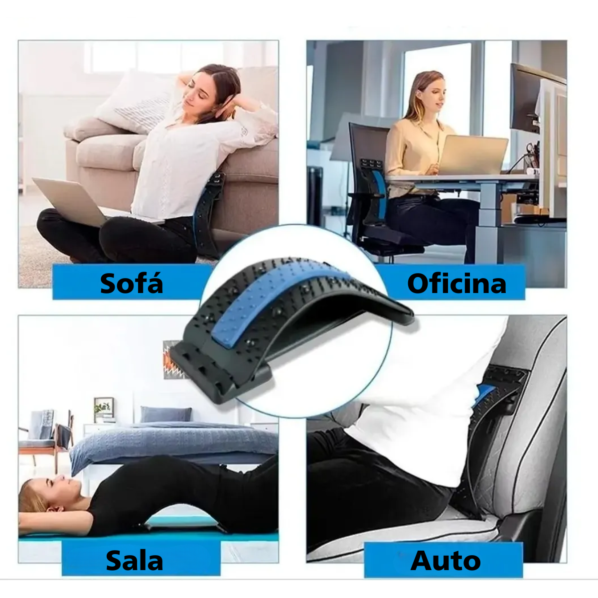 Soporte Estirador Lumbar Espalda Baja 3 Niveles-5