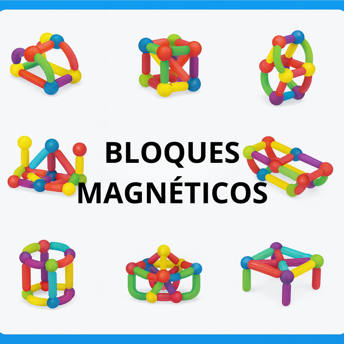 Set 42 Piezas Bloques Juguetes De Construccion Magneticos-6