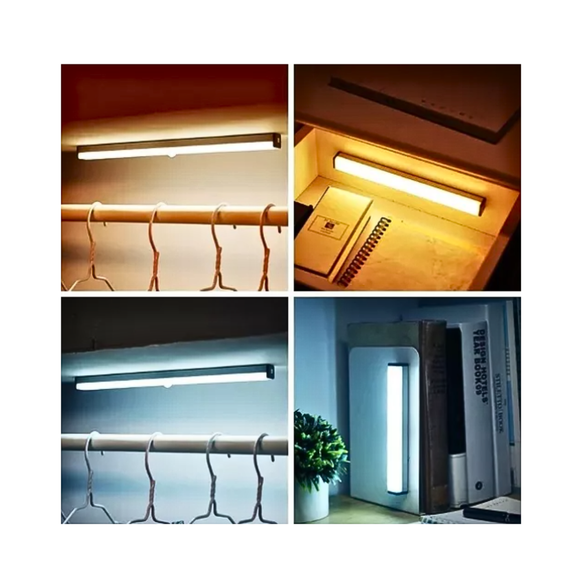 Lámpara Emergencia Barra Led Portátil Multiuso 52cm Closet-3